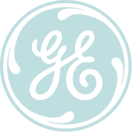 A ge logo is shown on the side of a green background.